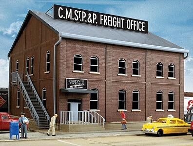 Walthers Brick Freight Office   HO