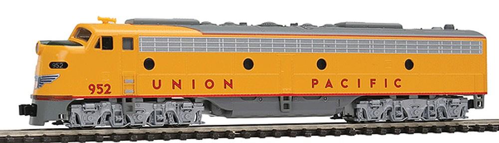 Kato   EMD E9A   Standard DC    Union Pacific #952 (Armour Yellow, gray)   N