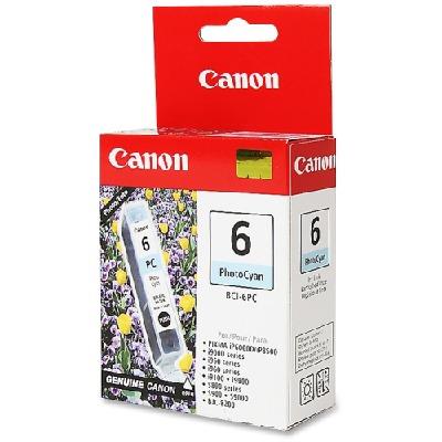 Canon BCI6PC (BCI 6) Ink Tank, 370 Page Yield Photo Cyan