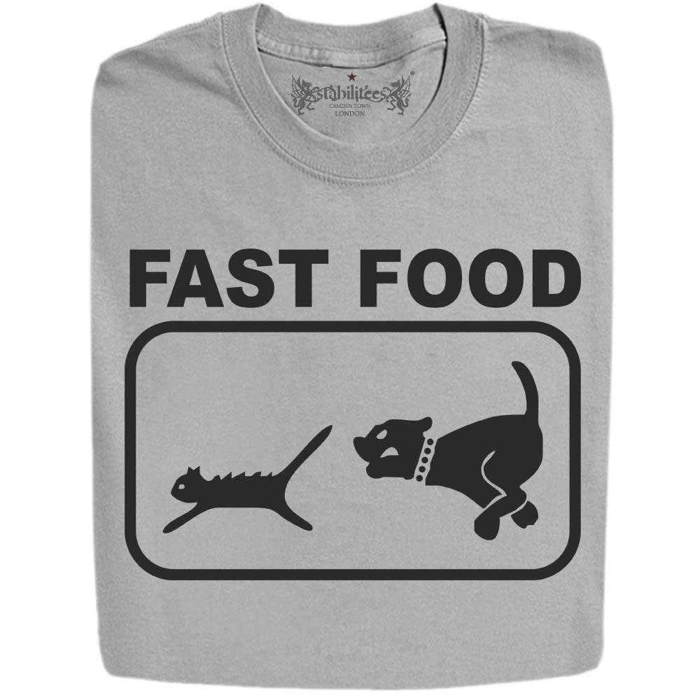 Stabilitees Funny Printed  Fast Food  Mens T Shirts