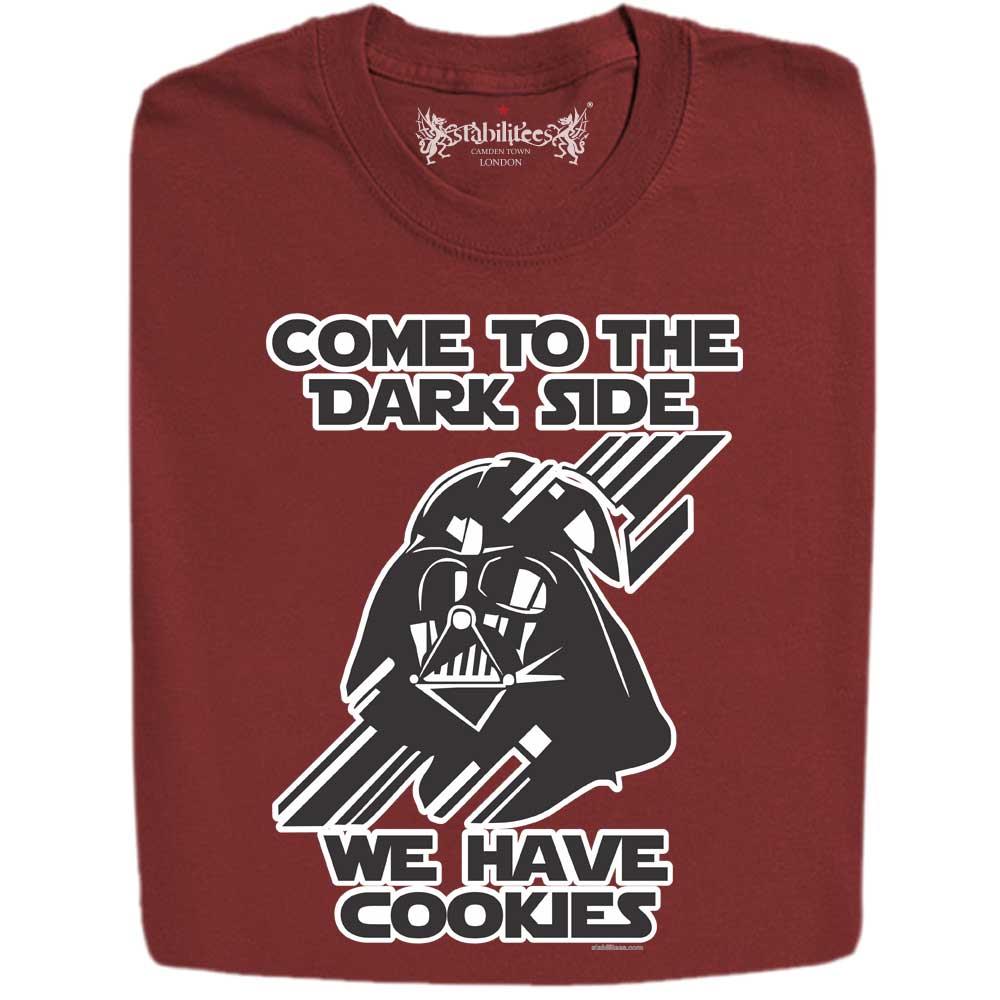 Stabilitees Come to the Darkside, We have cookies Inspired by A Tv Movie Slogan Mens T Shirts