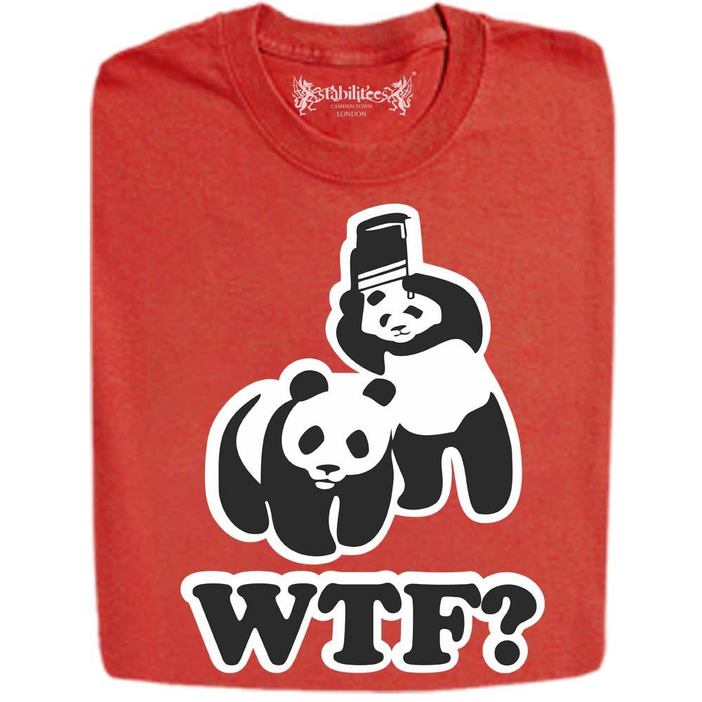 Stabilitees WTF Pandas Suicidal Thoughts Related Funny T Shirts