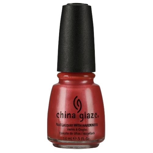 CHINA GLAZE Nail Lacquer with Nail Hardner   Coral Star