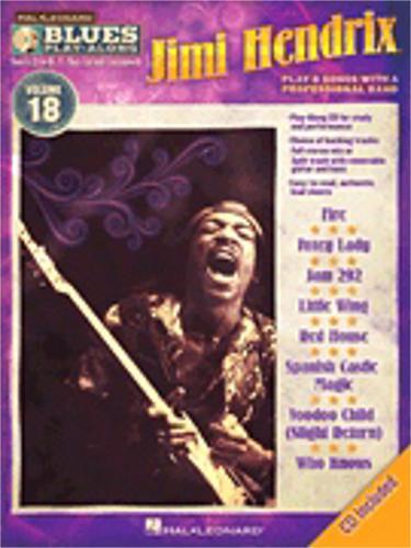 Hal Leonard Jimi Hendrix Blues Play Along Volume 18