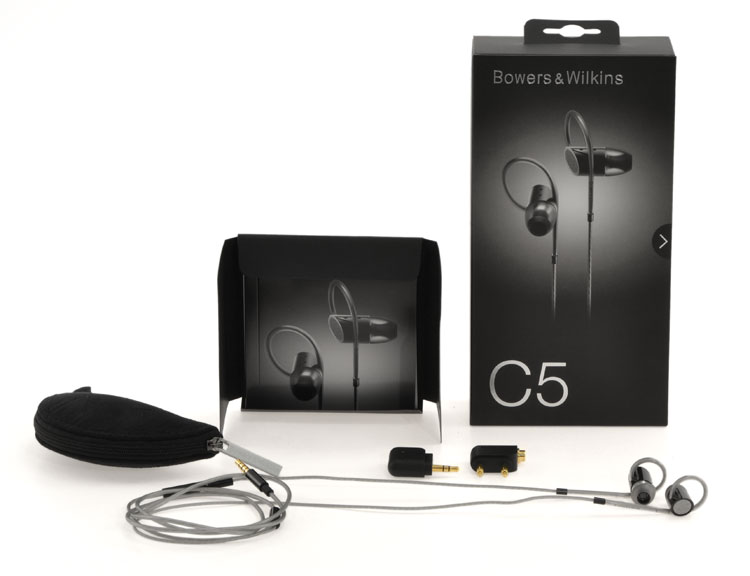 Bowers & Wilkins C5B In Ear Headphones Black