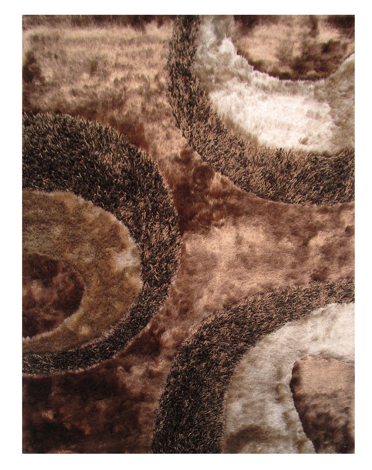 LA Rugs Fantasy Shaggy 5'x7'3" Multi Color Area Rug FA 10 573