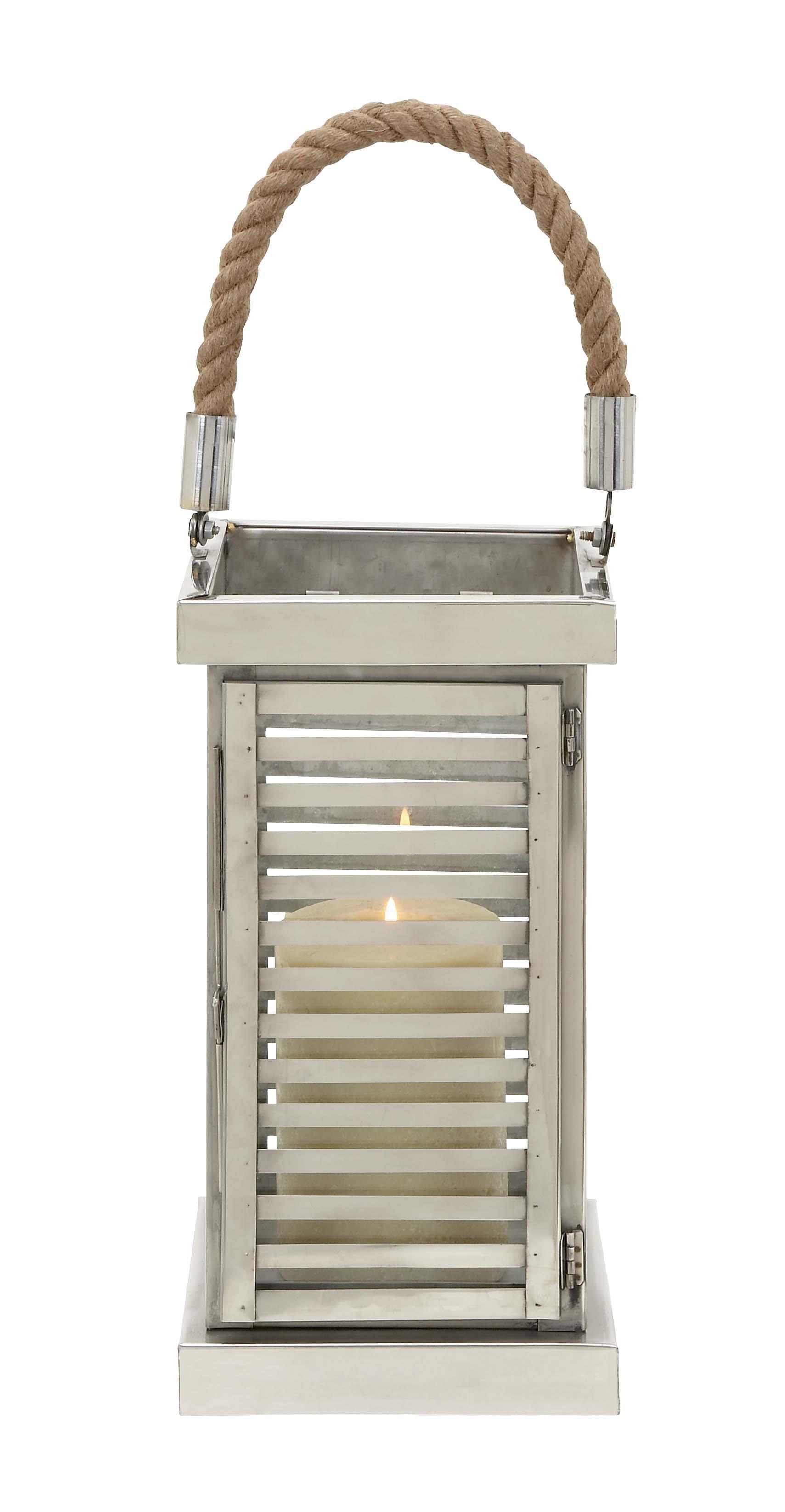 Harvey & Haley Harvey & Haley Steel Lantern with Matte Finished Textures 27436