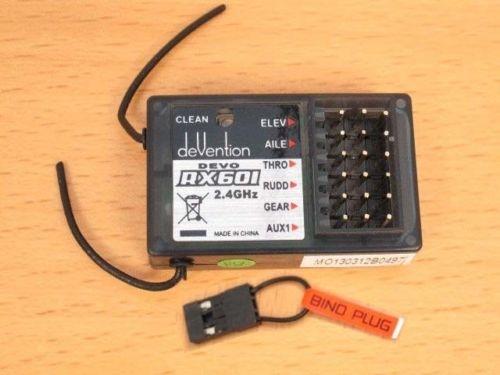 Walkera RX601 6CH 2.4G RX 601 Receiver for DEVO 6 7 8 10 12 Transmitter