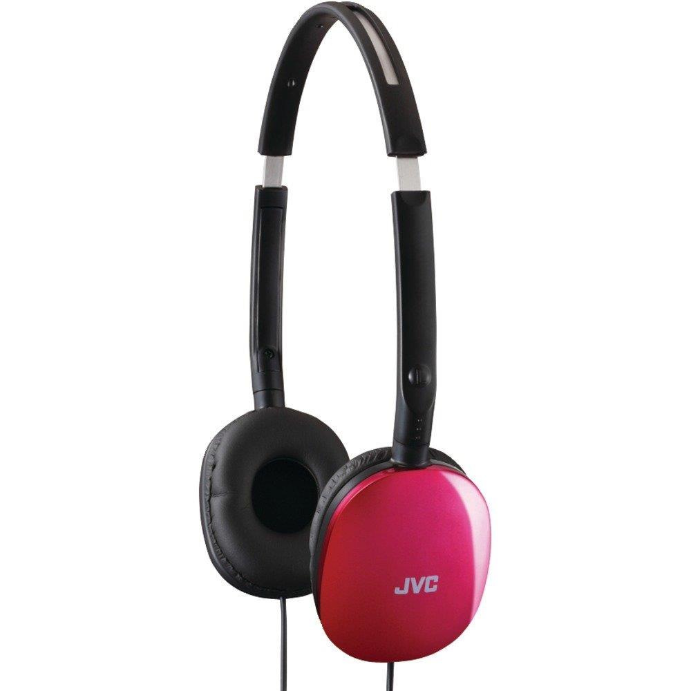 JVC HAS160P Flat Foldable Headphones   Pink