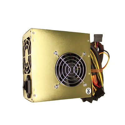 650W 2 Fans ATX Gold SATA PCIE Power Supply for Intel AMD PC 