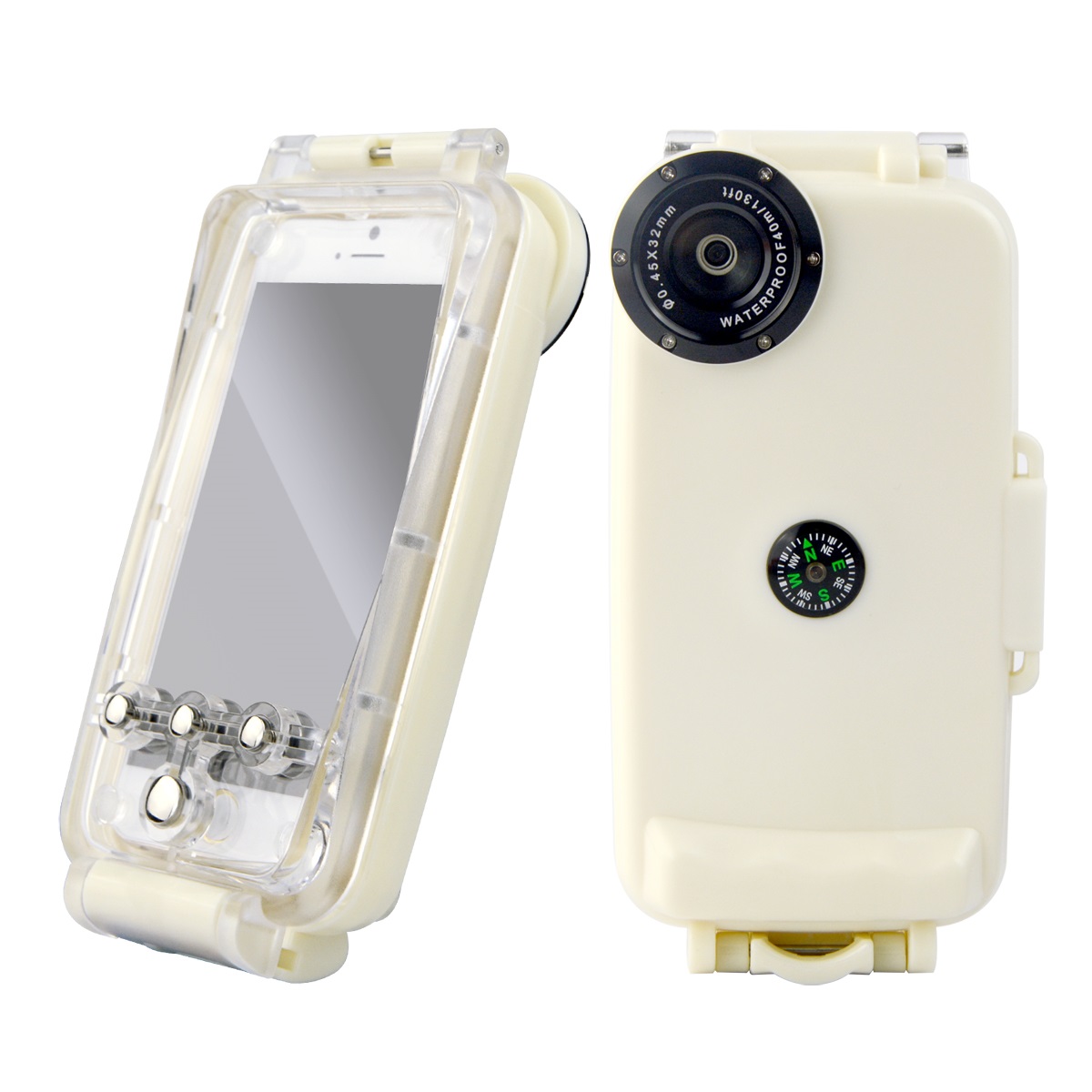 IPX8 Pro Underwater Protective Cover Photograph Camera Compass Case for iPhone 6