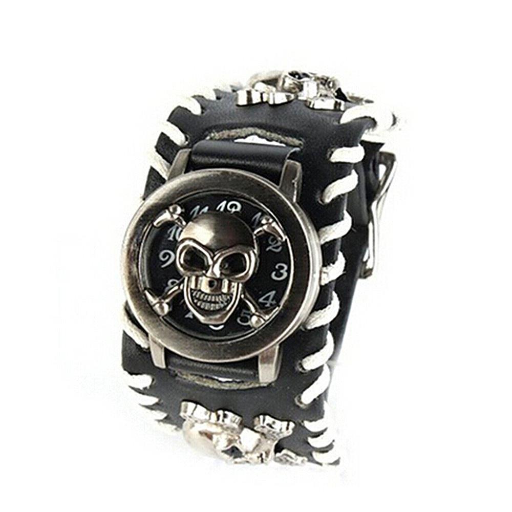 T&Lounge Skull Watch with Blake Plastic Band Watch