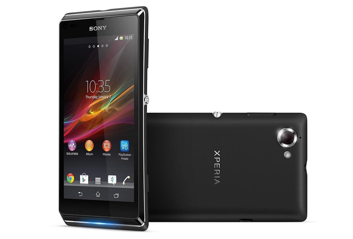 Sony Xperia L C2105 Black (FACTORY UNLOCKED) 8GB 4.3" Dual core 1GHz 8MP 