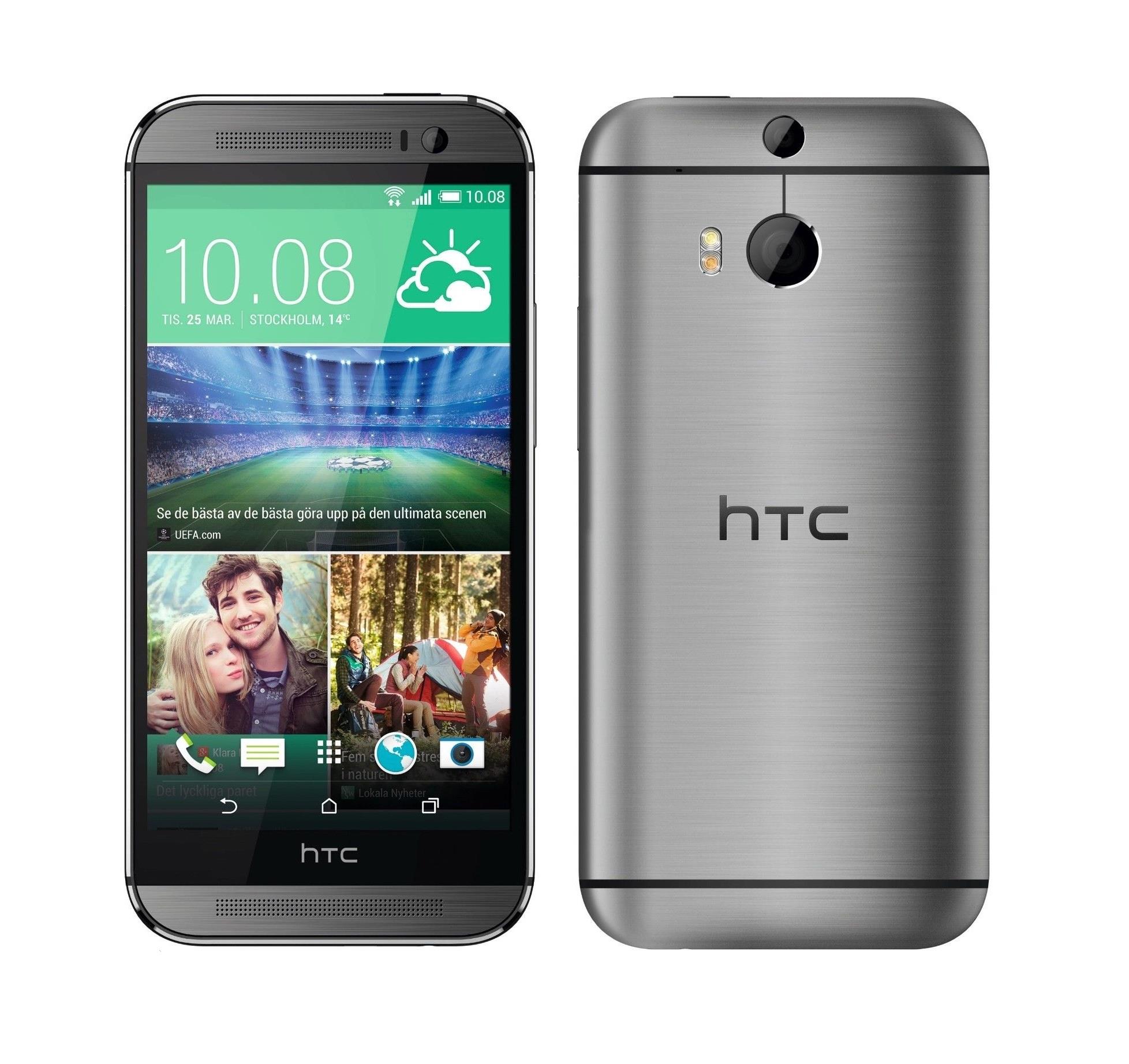 HTC ONE M8x 2014 Grey (Unlocked International Model) 5" HD   2.5GHz Quad Core   Ultrapixel