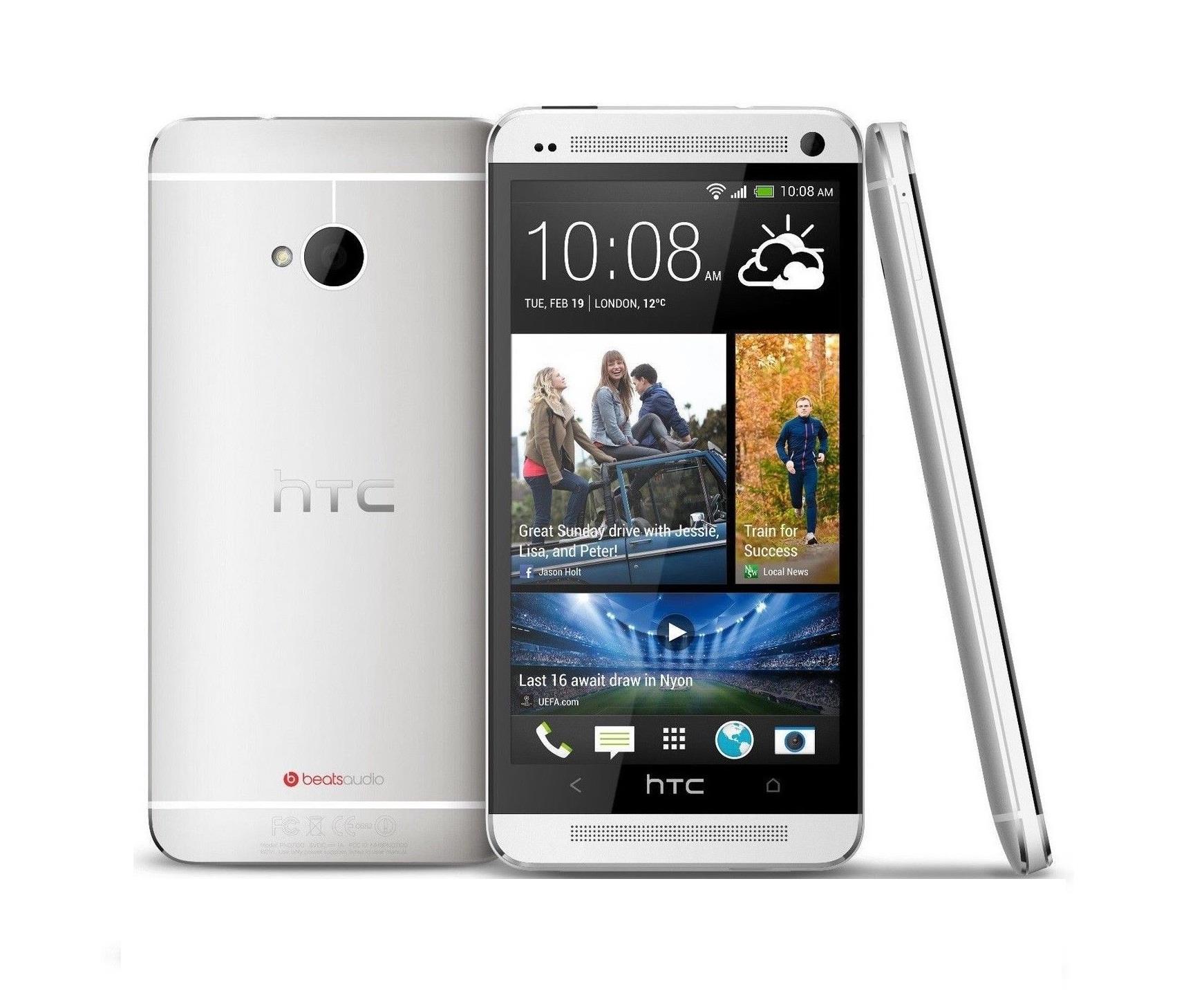 HTC One 802w Dual Sim Silver (Factory Unlocked) 4.7" 1.7Ghz Quad Core 32GB