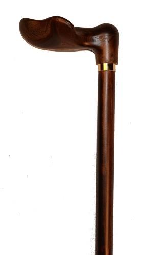 Palm Imitation Wood Grain On Brown Shaft   Right Hand