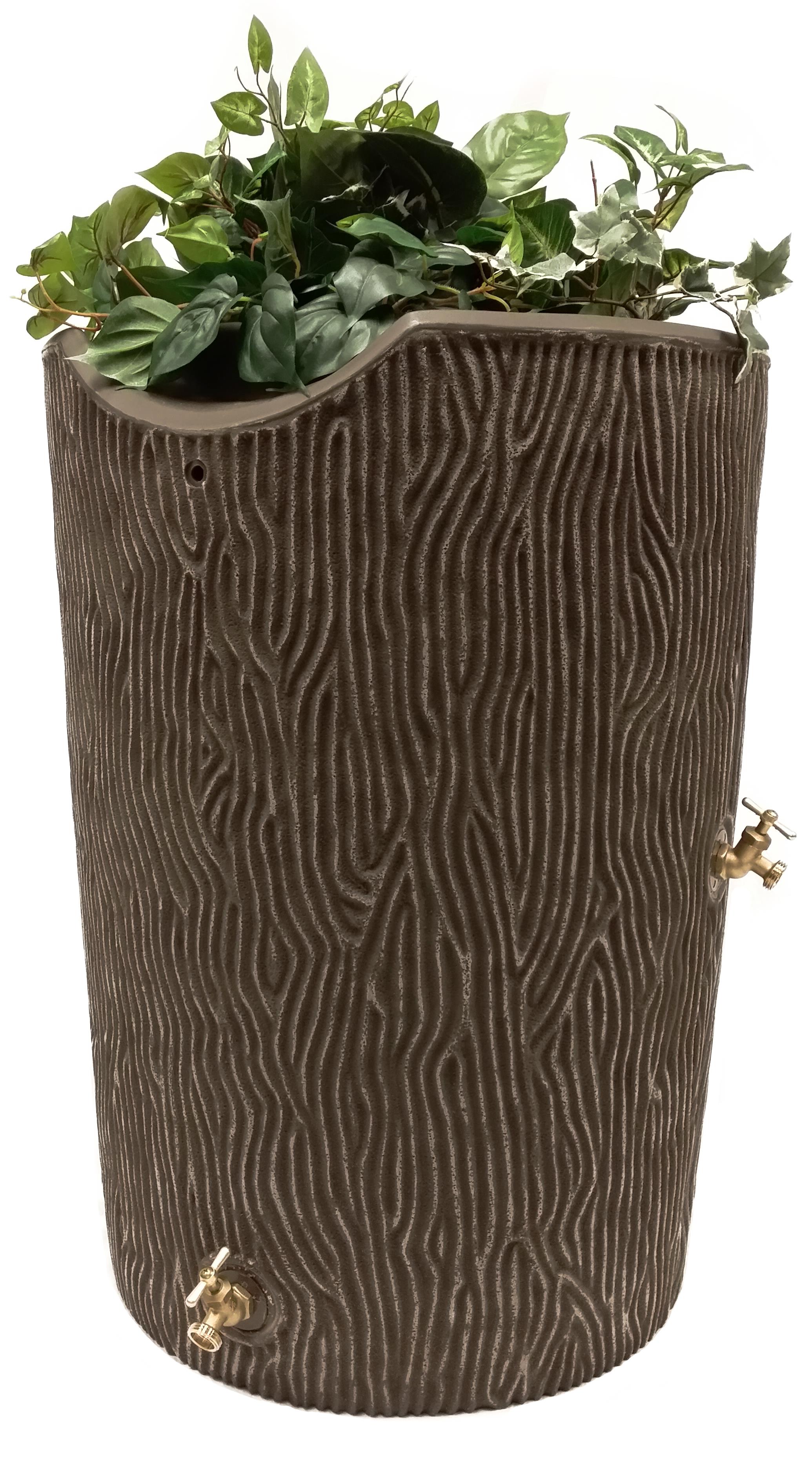 Impressions 50 Gallon Bark Rain Saver   Oak