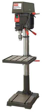 DAYTON 5PHC4 Floor Drill Press, 20 in, 1.5 HP, 120/240