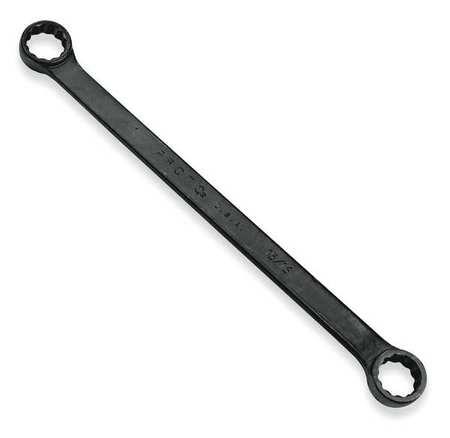 Box End Wrench, 8 1/16", 7/16 x 1/2",Alloy Steel, Proto, J1125LB