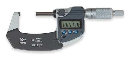 MITUTOYO 293 331 30 Digital Micrometer, 1 2In, 0.00005, SPC