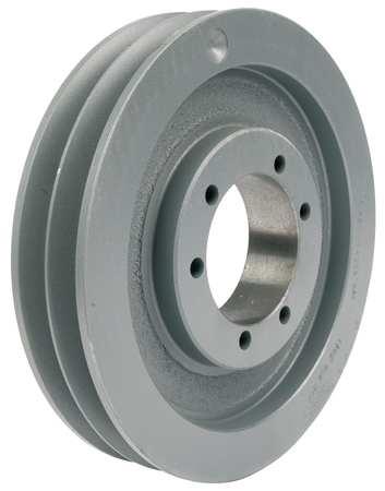 TB WOOD'S 5V902 V Belt Pulley, Detachable, 2Groove, 9"OD