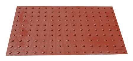 ULTRATECH 726 Wet Set ADA Warning Pad, Brick Red, 3x2 ft