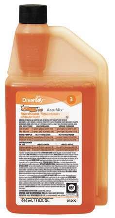 DIVERSEY 903909 Neutral Floor Cleaner, 32 oz., Citrus