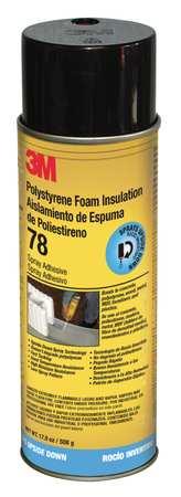 3M 78I Spray Adhesive, For Polystyrene, 24 oz.