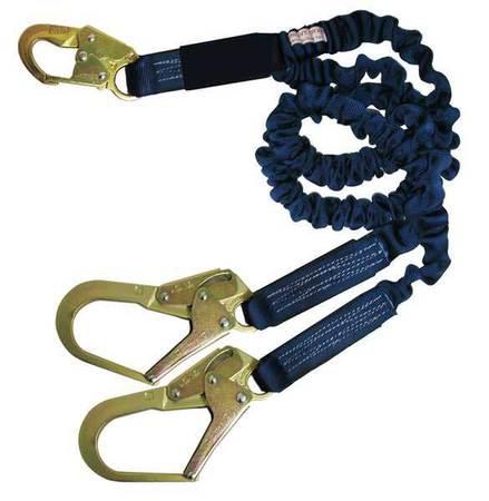 CONDOR 19F387 Lanyard, 2 Leg, Polyester, Blue