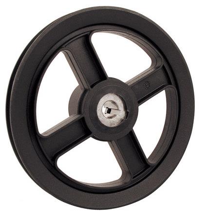 FENNER DRIVES AFD74100 VBelt Pulley, 1"Fixed, 7.25"OD, Nylon