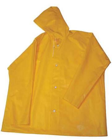 TINGLEY J22107 Rain Jacket with Hood, Gold, 2XL 