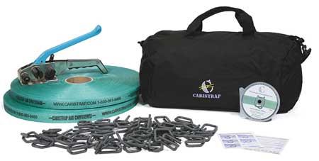 CARISTRAP 105WOSK Strapping Kit,Polyester,525 ft. L