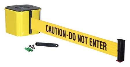 RETRACTA BELT WM412YW30 CAU RE Wall Barrier, 30ft  CAUTION DO NOT ENTER