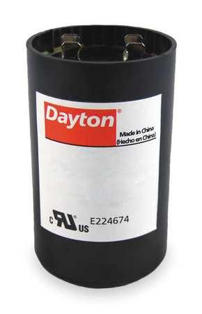 DAYTON 6FLL3 Motor Start Capacitor, 590 708 MFD, Round