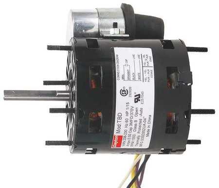 DAYTON 3RCX3 HVAC Motor, 1/15 HP, 1550 rpm, 115V, 3.3