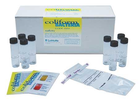 LAMOTTE 5850 Water Test Ed Kit, Coliform Bacteria