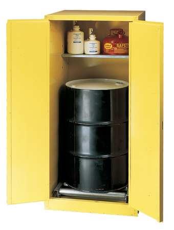 EAGLE HAZ 2610 Flammable Cabinet, 55 Gal., Yellow