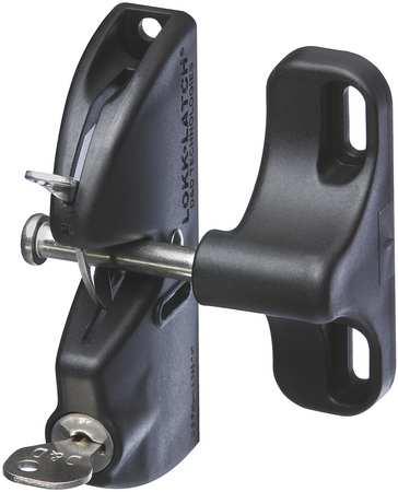 LOKKLATCH LLAA Gravity Gate Latch, 21/8 In. W, Black