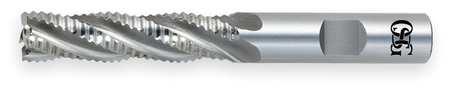 OSG 4500100 End Mill, Roughing, Co, 1/2, 4 FL, SGL Sq End