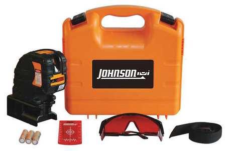 JOHNSON 406683 Line/Dot Laser Level, Int, Red, 200 ft.