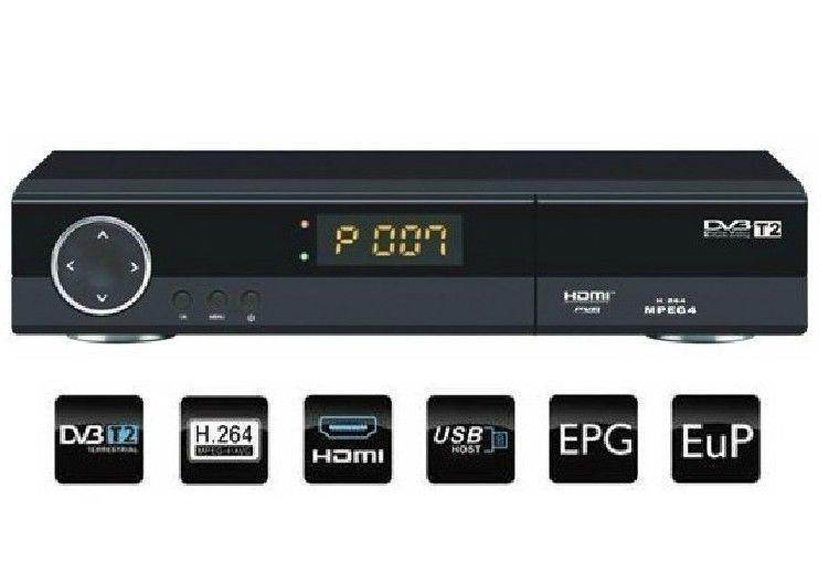 DVB T2 HD MPEG4/H.264 Box Digital Video Broadingcast AC 200V ~ 240V