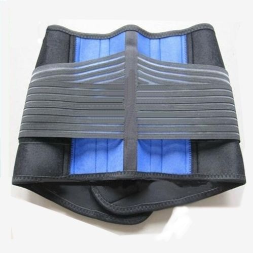 Deluxe Neoprene Double Pull Lumbar Lower Back Support Brace Exercise Belt 9 Size