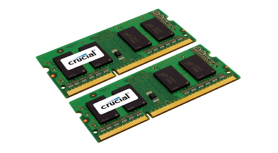 Crucial 8GB Kit (4GBx2) DDR3 1600 MT/s (PC3 12800) CL11 SODIMM 204 Pin 1.35V/1.5V Notebook Memory Modules CT2CP51264BF160B