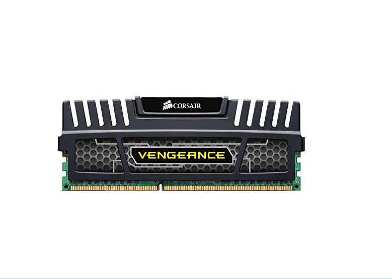 Corsair Vengeance 4GB (2x2GB) DDR3 1600 MHz (PC3 12800) Desktop Memory (CMZ4GX3M2A1600C9)