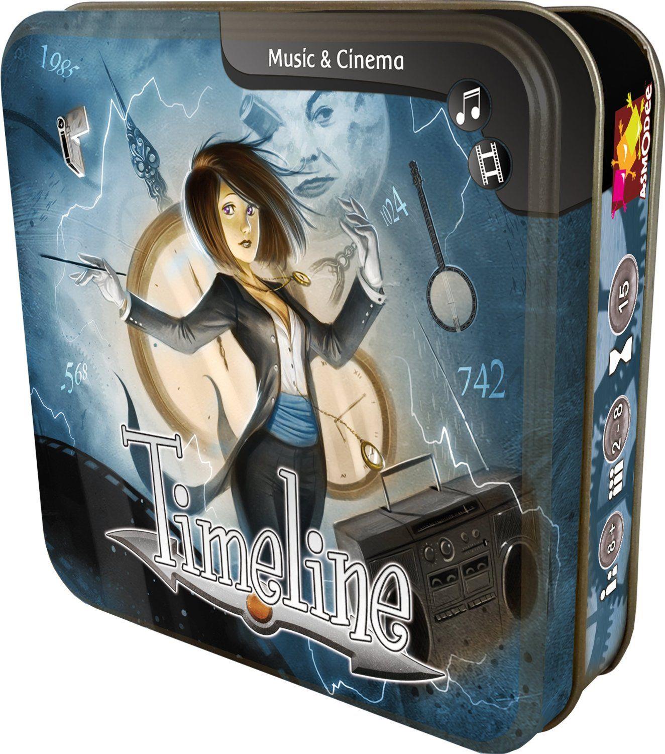 Timeline Music & Cinema   Card Game by Asmodee (TIM05)