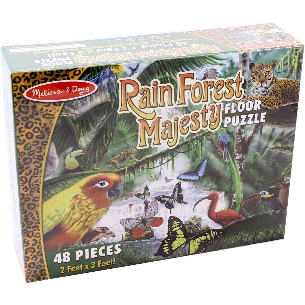 Rainforest Majesty 48 pcs.   Floor Puzzle by Melissa & Doug (8902)