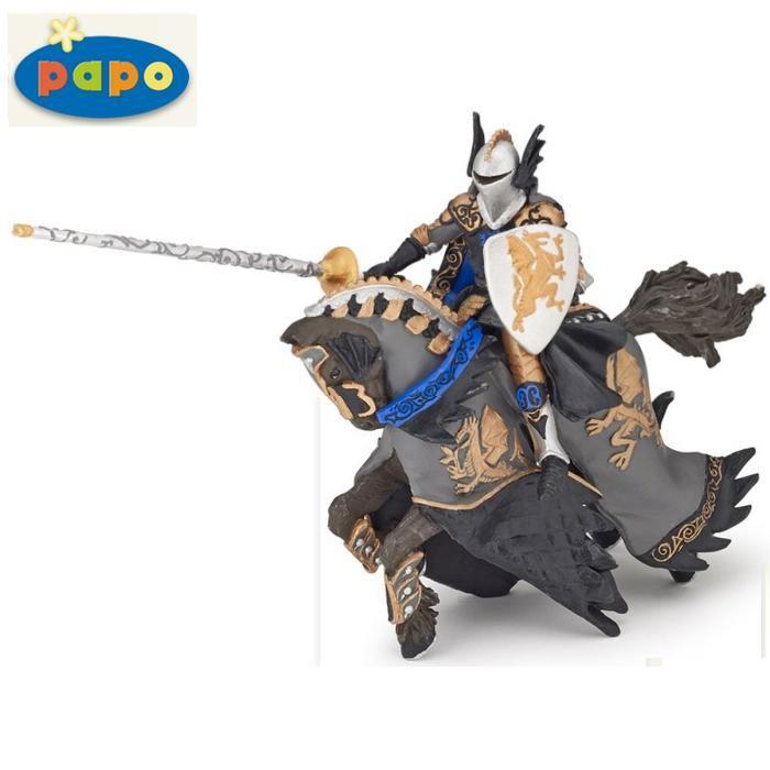 Dragon Black Prince & Horse   Action Figure by Papo Figures (36001)