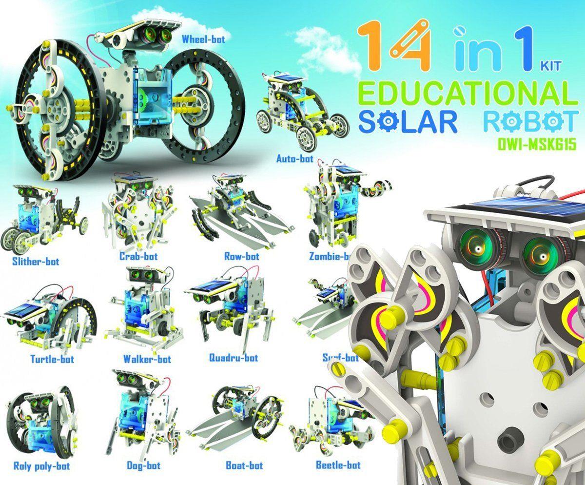 OWI 14 in 1 Educational Solar Robot Kit