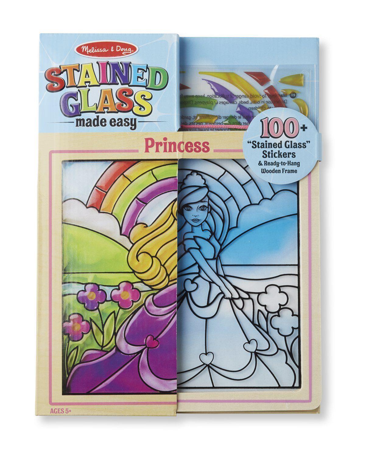 Princess   Stained Glass Made Easy   Craft Kit by Melissa & Doug (9435)
