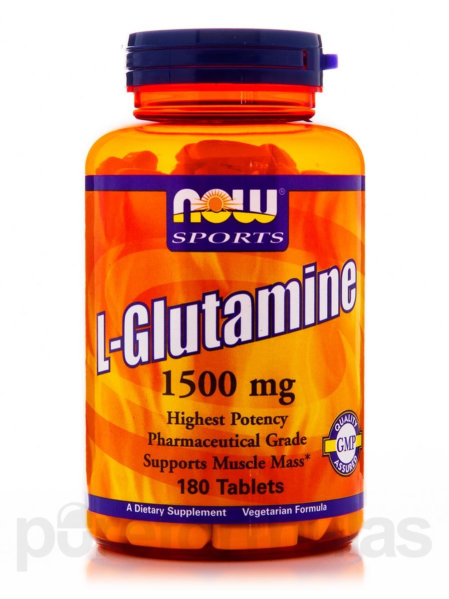 NOW� Sports   L Glutamine 1500 mg   180 Tablets by NOW